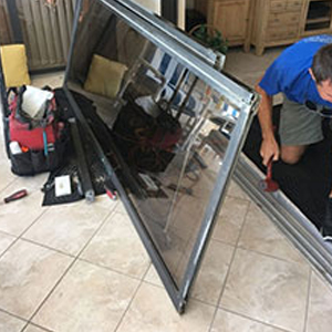 sliding glass door frame repair Placentia